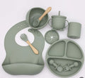 Silicone baby feeding set 5 piece kit BPA-free FDA certified - Silimura