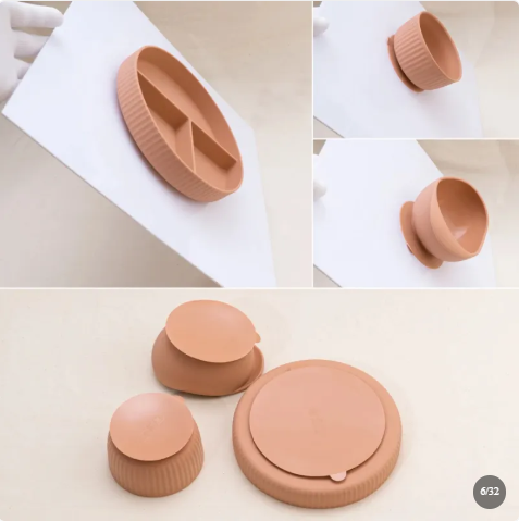 Ensemble repas bébé en silicone — tasse d'apprentissage | Silimura