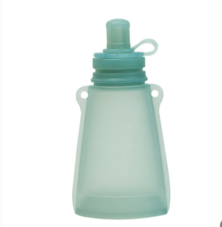 Poche de conservation du lait maternel en silicone — couleur Bleu 120ml