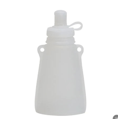 Poche de conservation du lait maternel en silicone — couleur Blanc 120ml