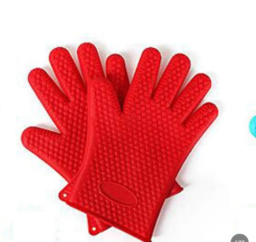 Gants de four en silicone résistants à la chaleur — vue de dos | Silimura