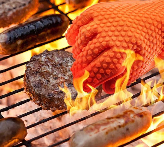 Silicone oven mitts heat resistant BPA-free FDA LFGB certified - Silimura