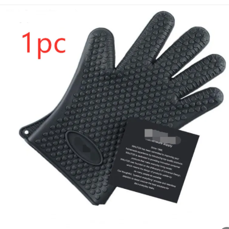 Gants de four en silicone couleur orange — Silimura