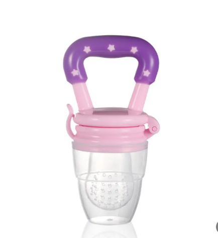 Grignotoir sucette en silicone pour bébé — couleur Mauve