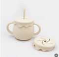 Tasse collation bébé silicone vue de côté — Silimura