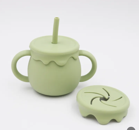 Tasse collation silicone pour bébé — poignée ergonomique | Silimura